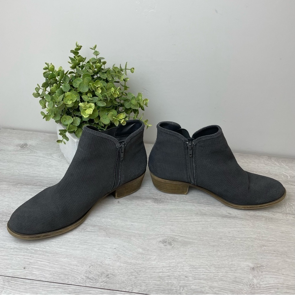 KENSIE Gerona Gray Suede Booties Size 8.5M - Picture 7 of 10